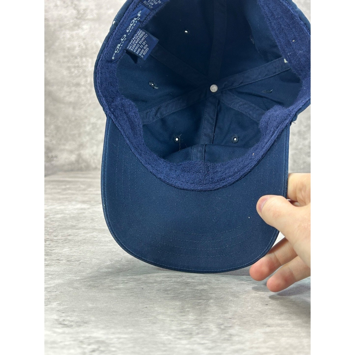 Vintage Polo Golf Ralph Lauren Embroidered Pony Strapback Hat OSFA