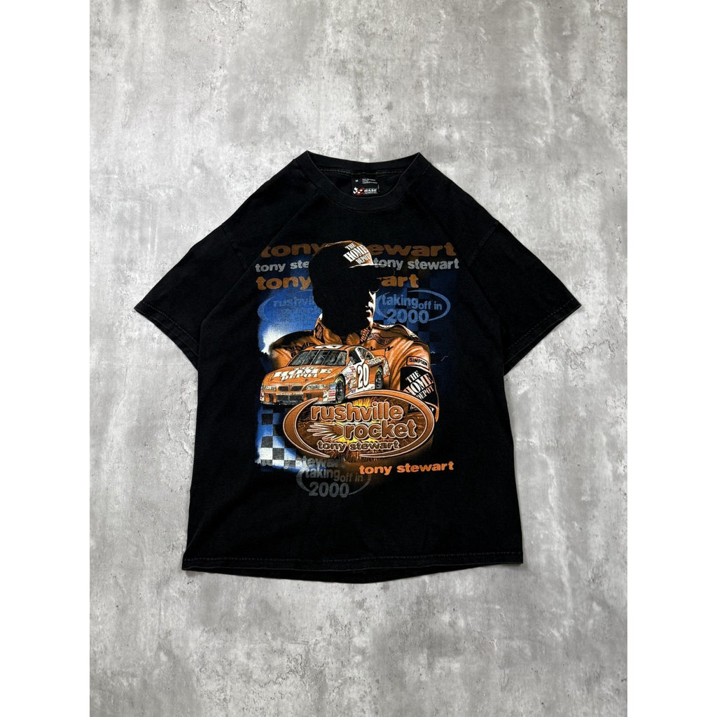 Vintage 2000 Tony Stewart Home Depot Racing Nascar Graphic T-Shirt Size Medium