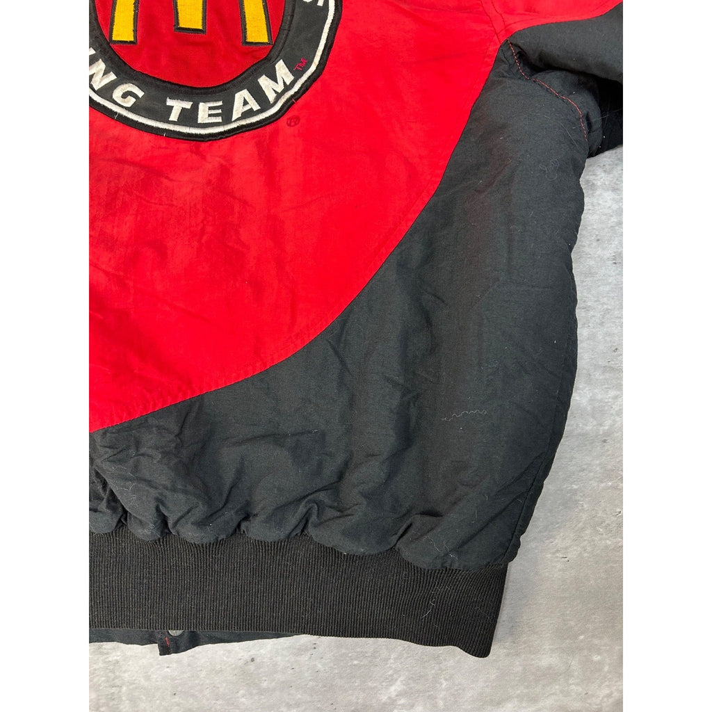 Vintage 1995 Bill Elliot #94 McDonalds Racing Nascar Bomber Jacket Size XL