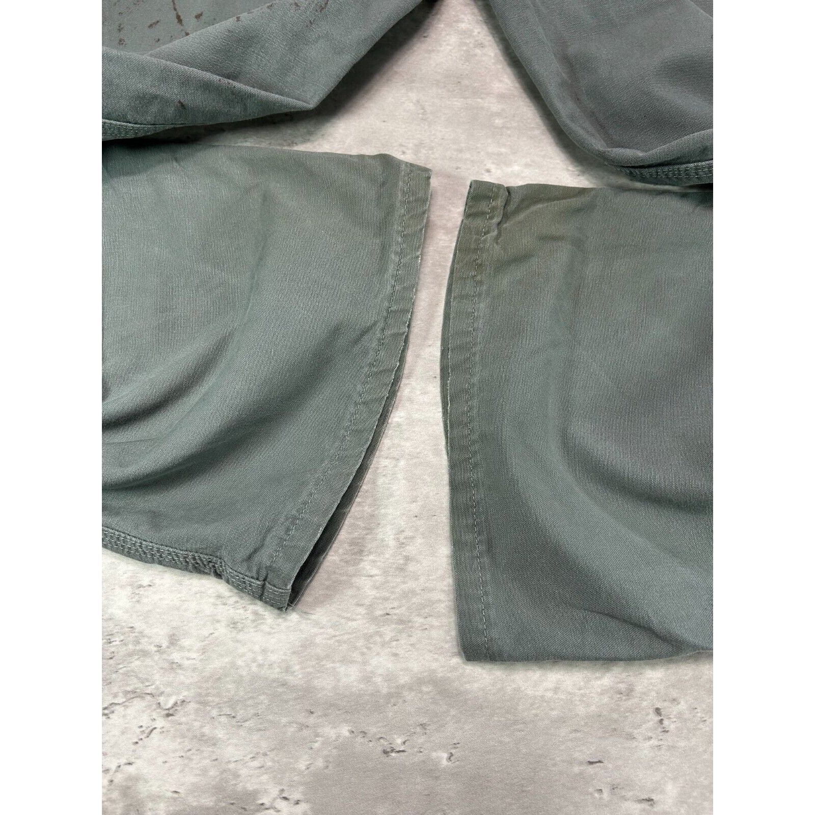 Carhartt Dungaree Fit Canvas Workwear Carpenter Pants Size 39 Gray