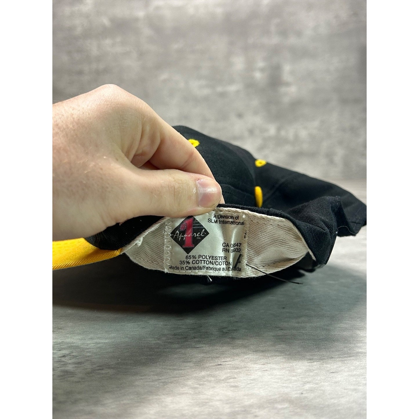 Vintage 90s Pittsburgh Penguins NHL Embroidered Spellout Snapback Hat OSFA