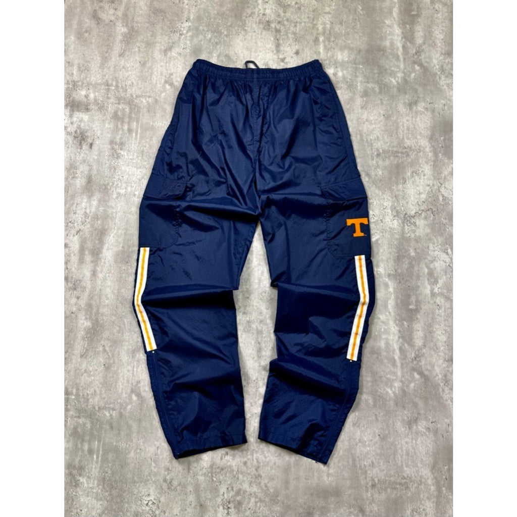 Vintage 90s Tennessee Volunteers NCAA Embroidered Nylon Track Pants Size Medium