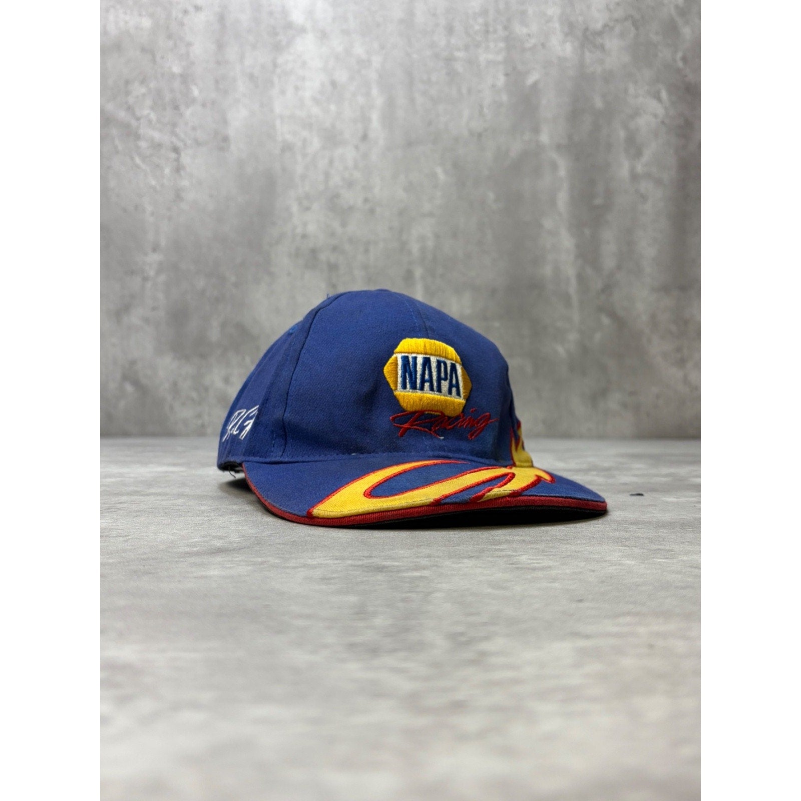 Vintage Napa Racing Embroidered Logo Nascar Strapback Hat OSFA