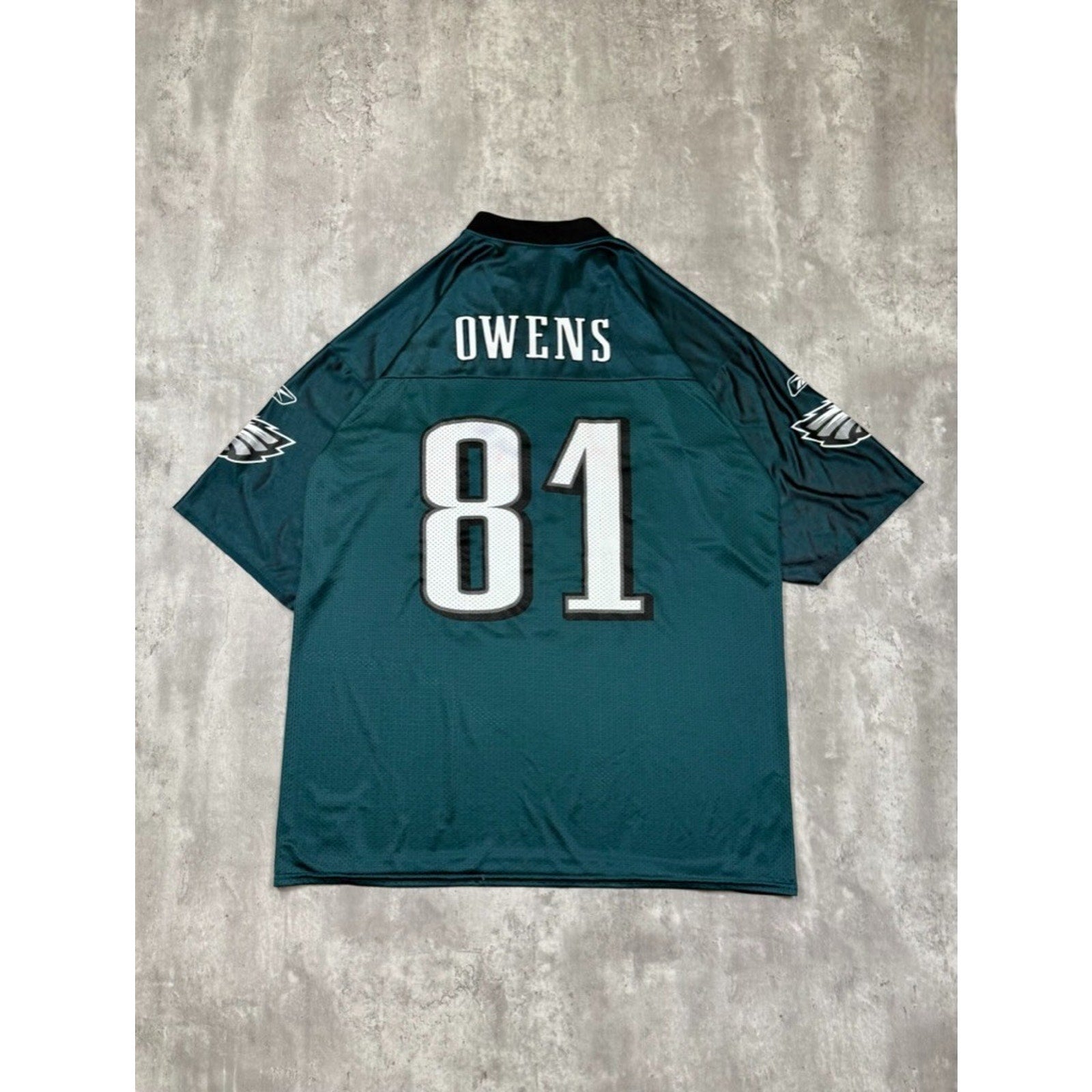 Vintage Terrell Owens #81 Philadelphia Eagles NFL Reebok Football Jersey Size XL