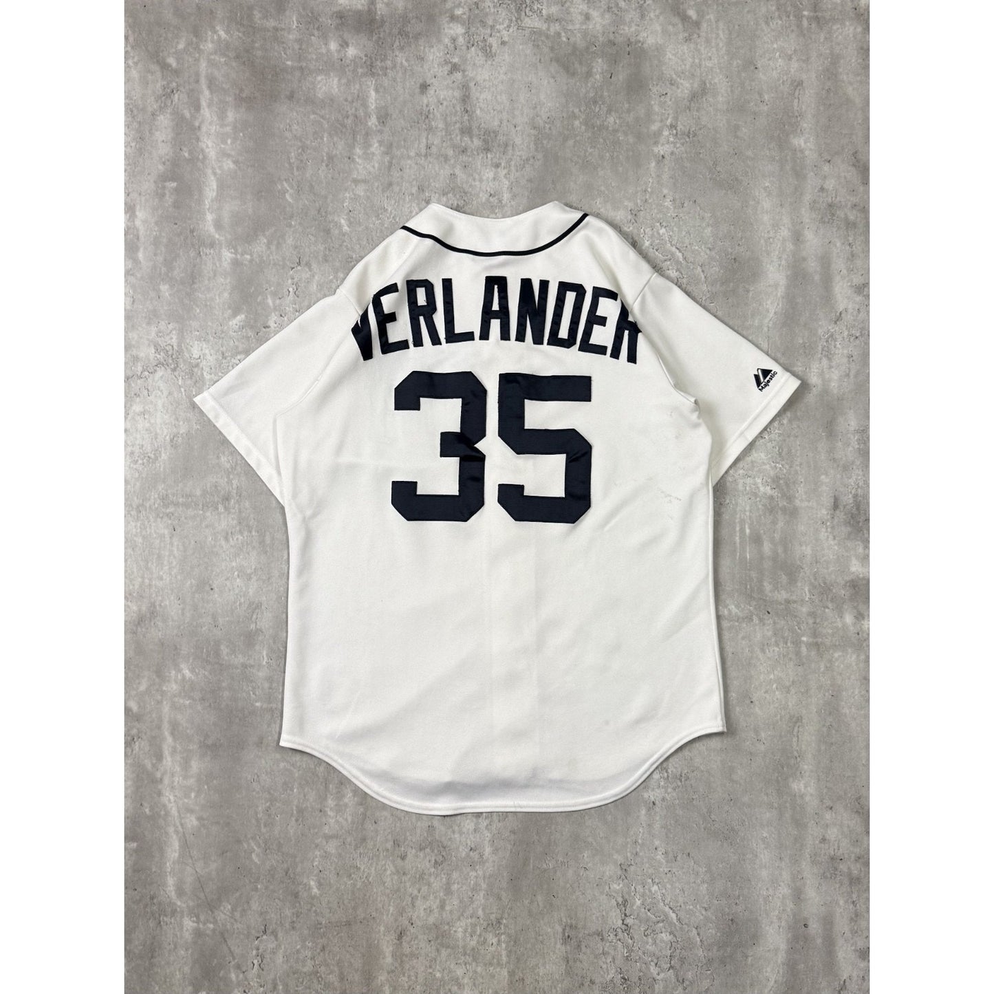 Vintage Justin Verlander #35 Detroit Tigers MLB Majestic Baseball Jersey Large