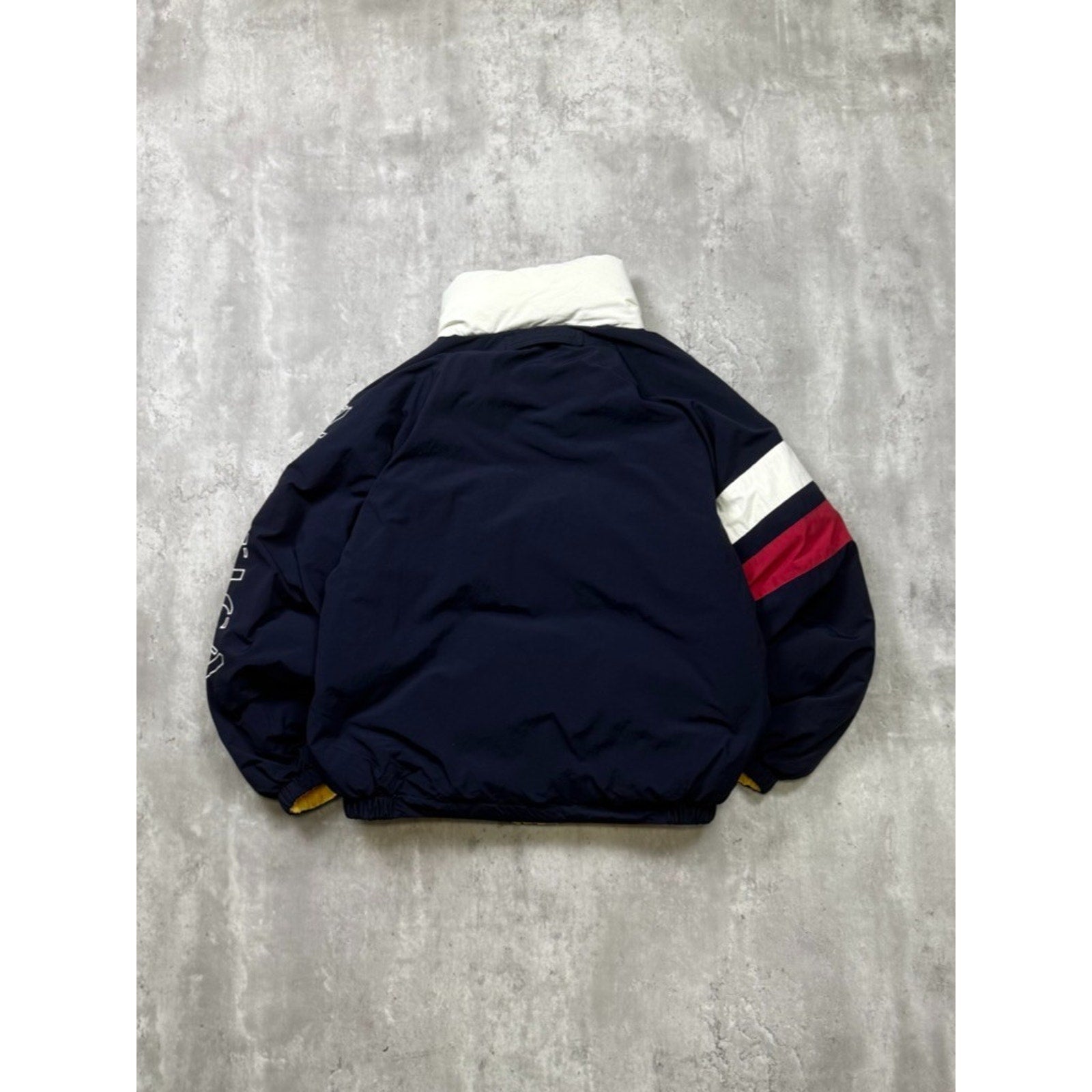 Vintage 90s Nautica Navigation Insulated Reversible Puffer Jacket Size Small