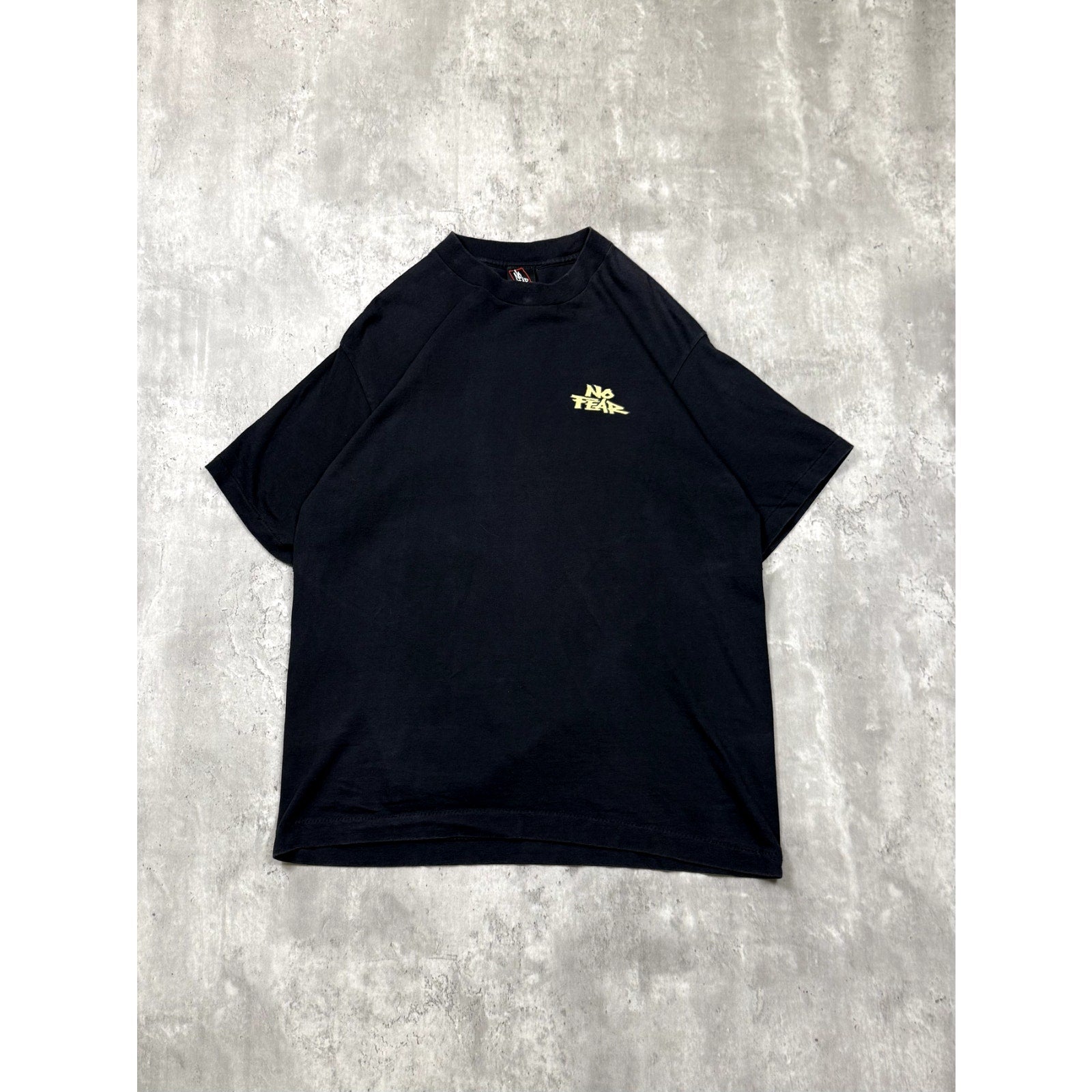 Vintage Y2K No Fear Life Is A Contact Sport Graphic Spellout T-Shirt Size Large