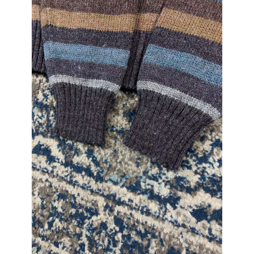 Vintage Le Tigre Striped Pullover Knit Sweater Size Small