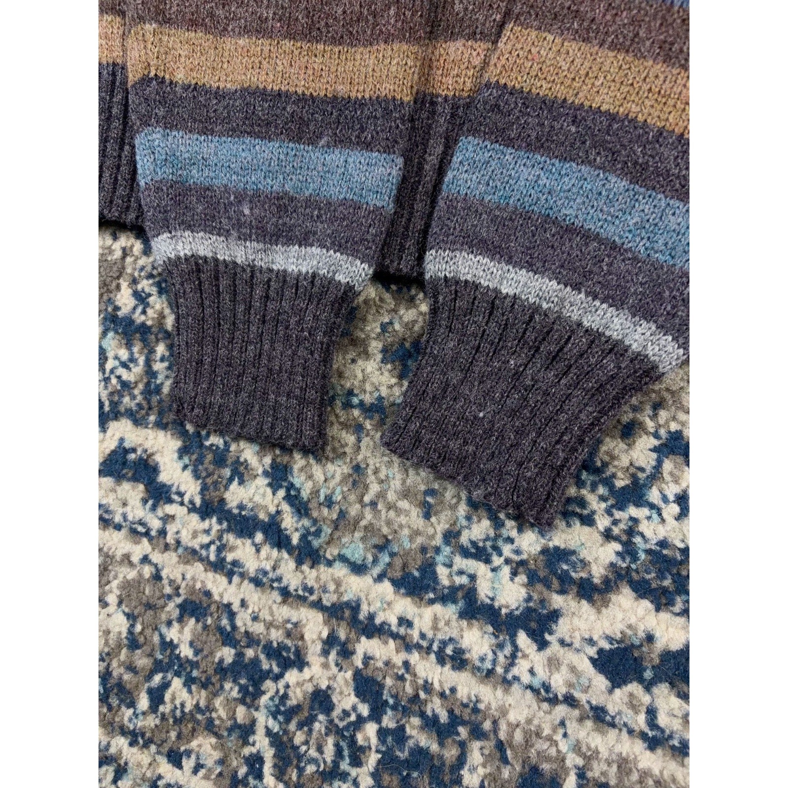 Vintage Le Tigre Striped Pullover Knit Sweater Size Small