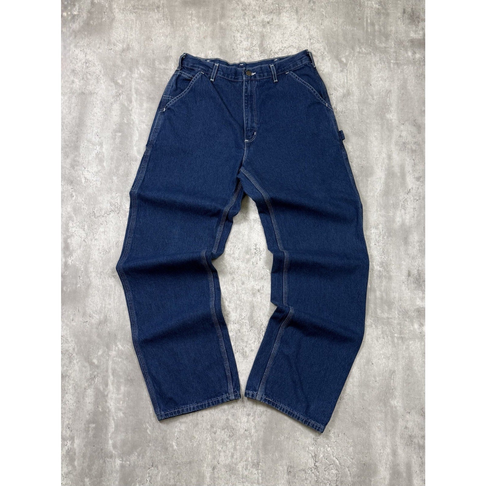 Vintage Carhartt Dark Wash Denim Workwear Pants Size 32