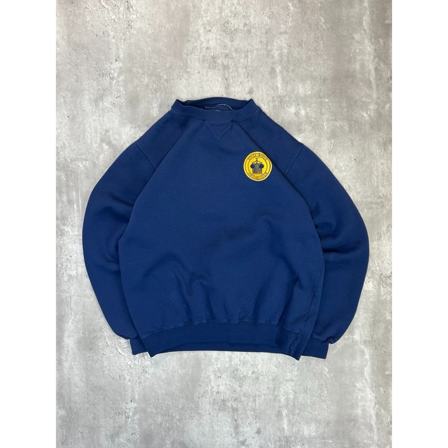 Vintage 90s Rolls Royce Owners Club Graphi Crest Pullover Sweatshirt Size Small