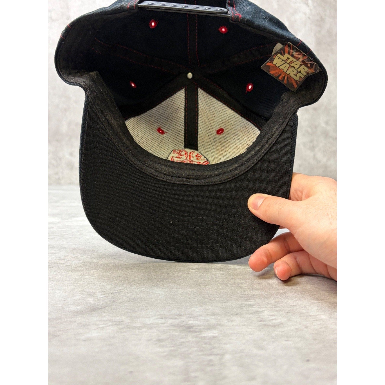 Vintage Darth Maul Star Wars Character Graphic Snapback Hat OSFA