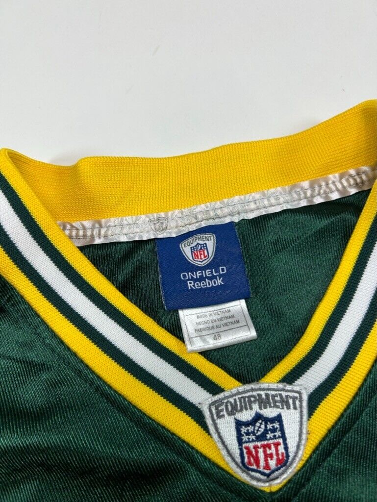 Vintage Aaron Rodgers #12 Green Bay Packers NFL Stitched Reebok Jersey Sz 48 L