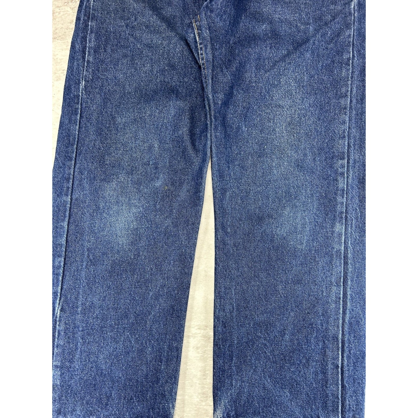 Vintage 90s Levis 505 Red Tab Straight Leg Dark Wash Denim Pants Size 33 Blue
