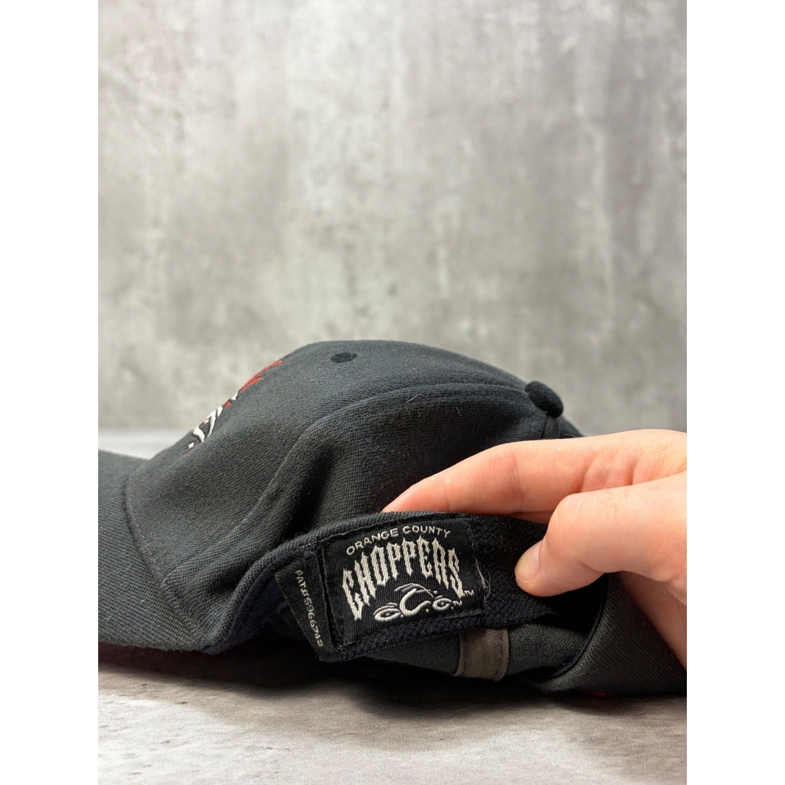 Vintage Orange County Choppers Embroidered Logo Flexfit Hat OSFA