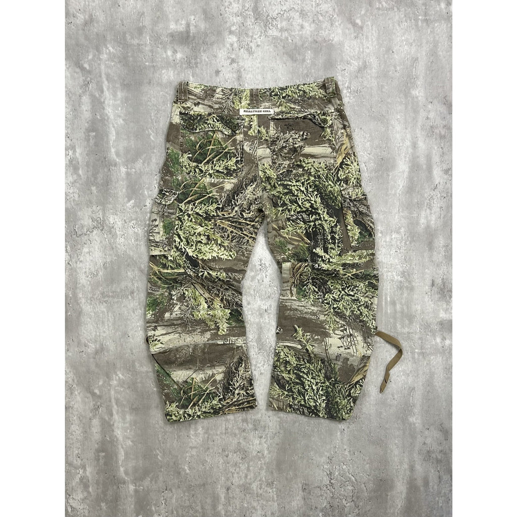 Vintage Women's Realtree Girl Max-1 Tree Camo Hunting Cargo Pants Size 35