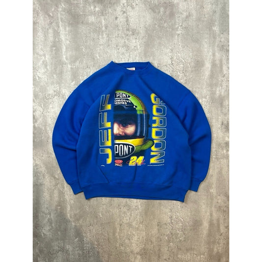 Vintage 1995 Jeff Gordon #24 Dupont Racing Big Graphic Nascar Sweatshirt Size XL