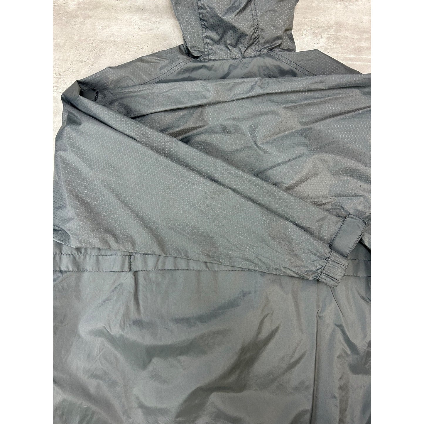 Vintage 2000s Nike Embroidered Swoosh Nylon 1/2 Zip WIndbreaker Jacket Sz Medium