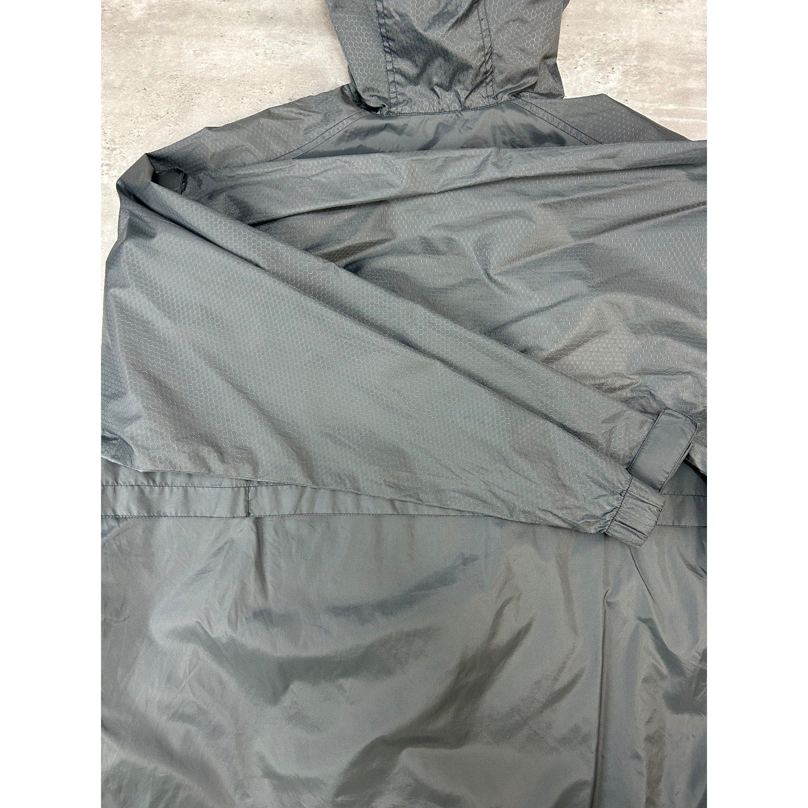 Vintage 2000s Nike Embroidered Swoosh Nylon 1/2 Zip WIndbreaker Jacket Sz Medium