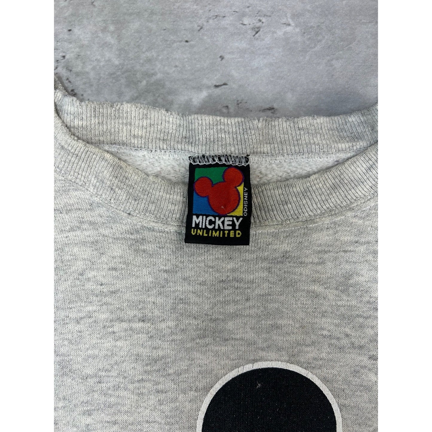 Vintage 90s Disney Mickey Mouse Cartoon Character Graphic Sweatshirt Size XL