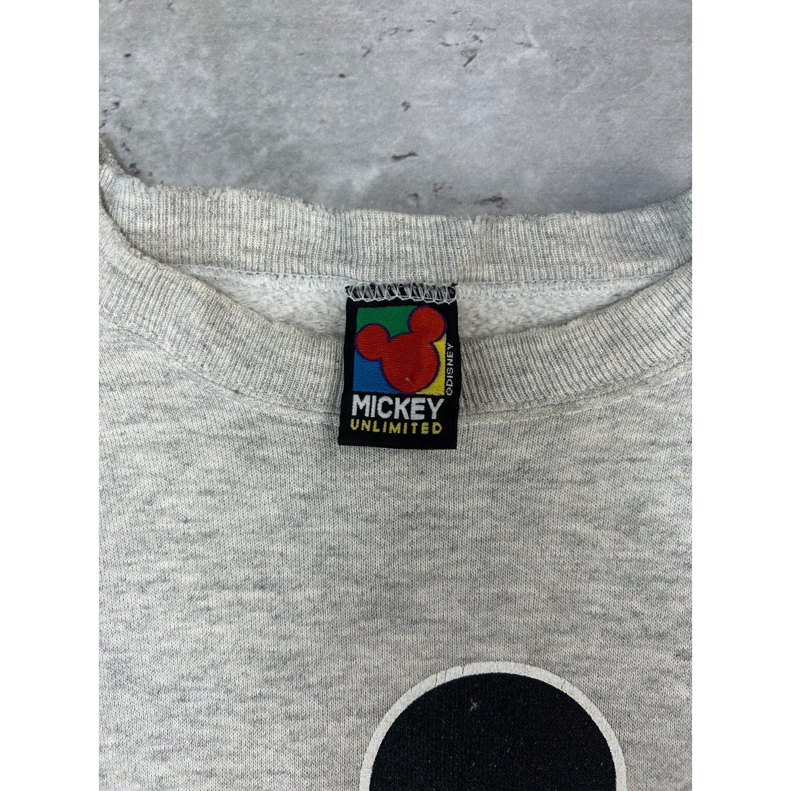 Vintage 90s Disney Mickey Mouse Cartoon Character Graphic Sweatshirt Size XL