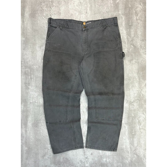 Carhartt Relaxed Fit Canvas Workwear Double Knee Carpenter Pants Size 42