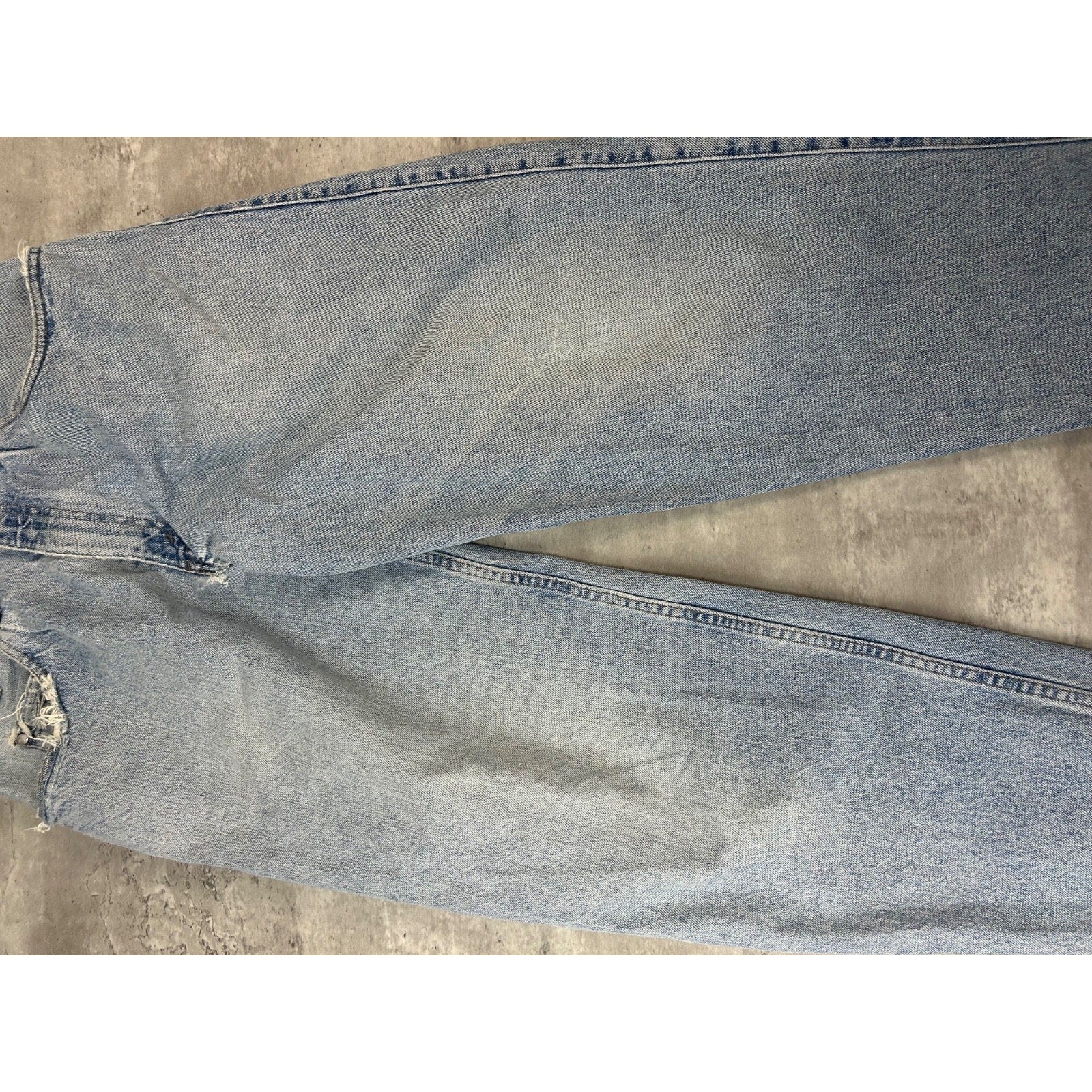 Vintage Levi's Silvertab Light Wash Denim Baggy Fit Pants Size 30