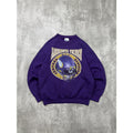 VTG 1995 Minnesota Vikings NFL Helmet Graphic Football Sweatshirt Size Medium