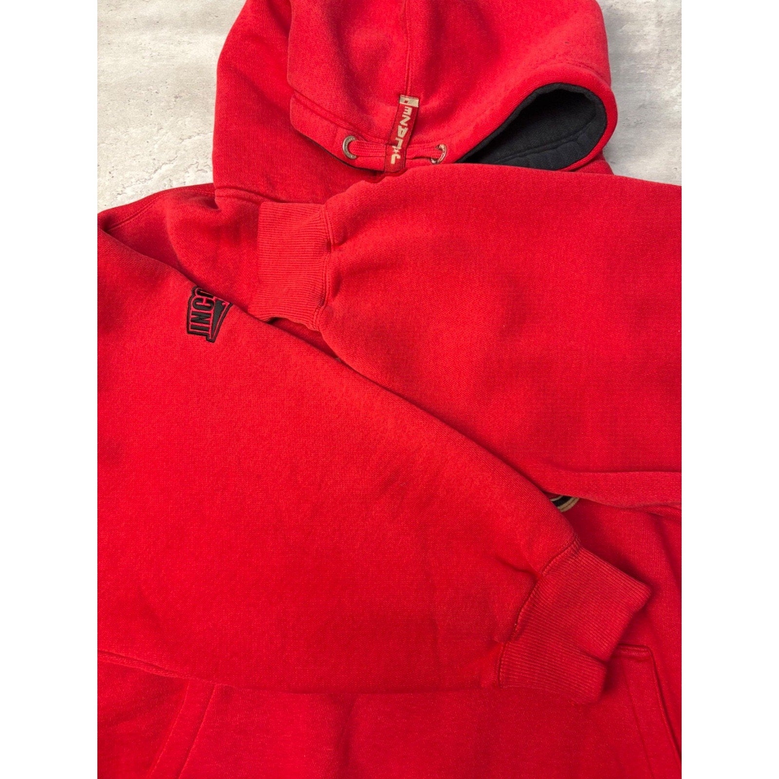 Vintage Y2K Johnny Blaze Incognito Embroidered Logo Hooded Sweatshirt Size XL