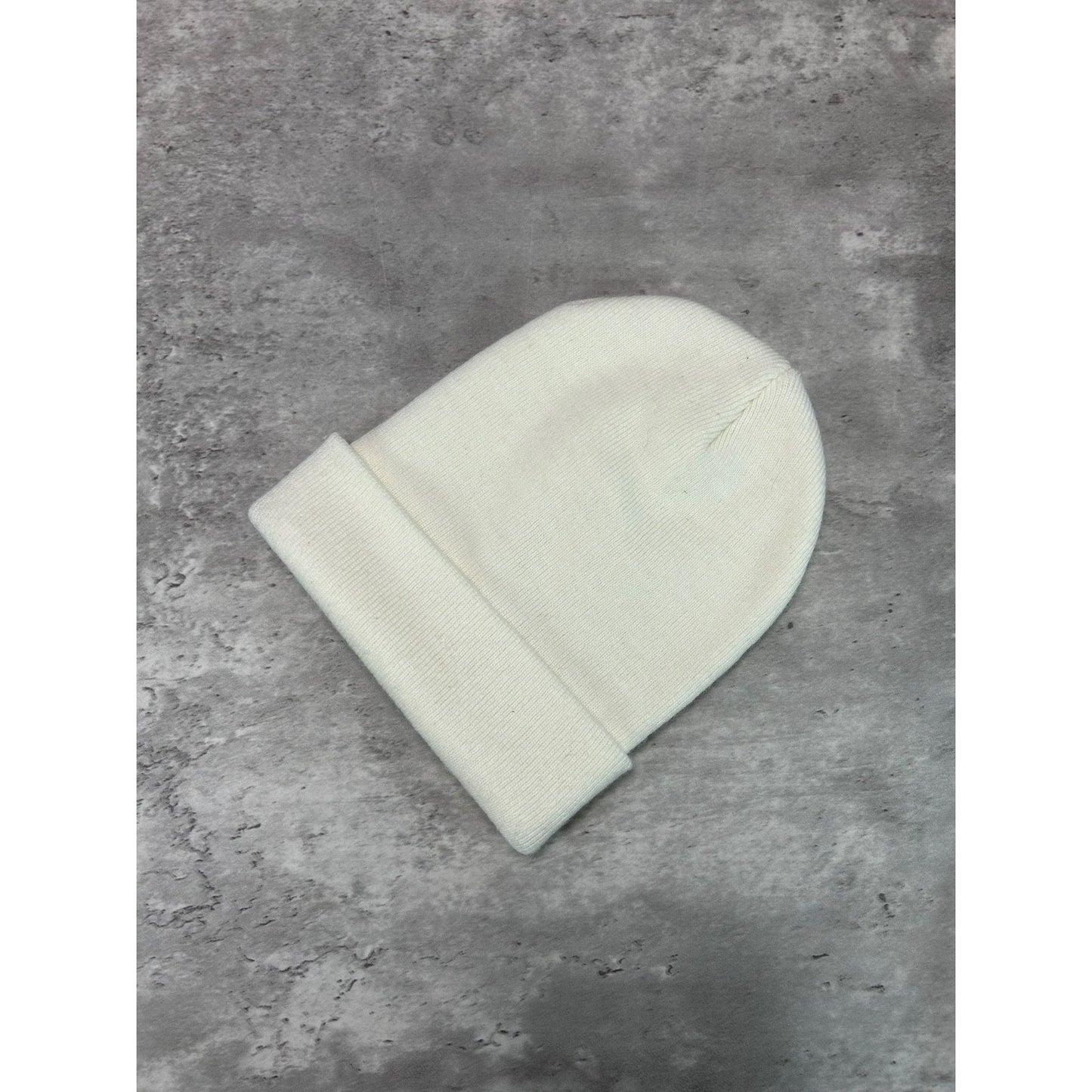 Vintage 90s New York Yankees MLB Embroidered Logo Beanie Hat OSFA White