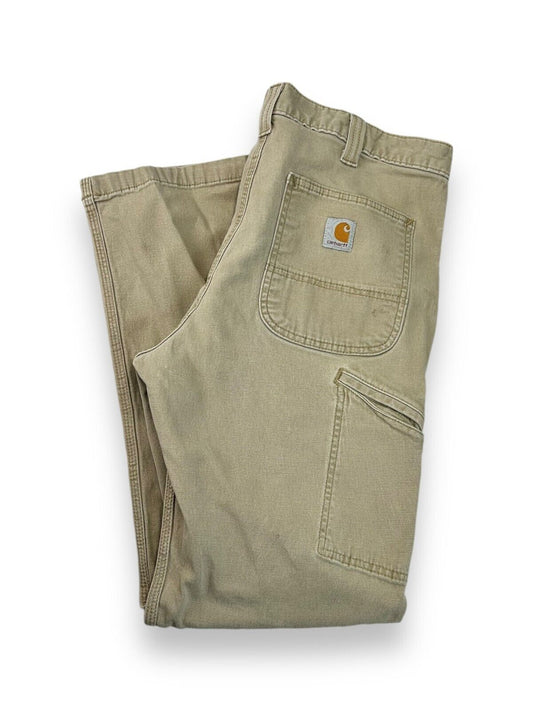 Carhartt Relaxed Fit Canvas Workwear 5 Pocket Pants Size 34W