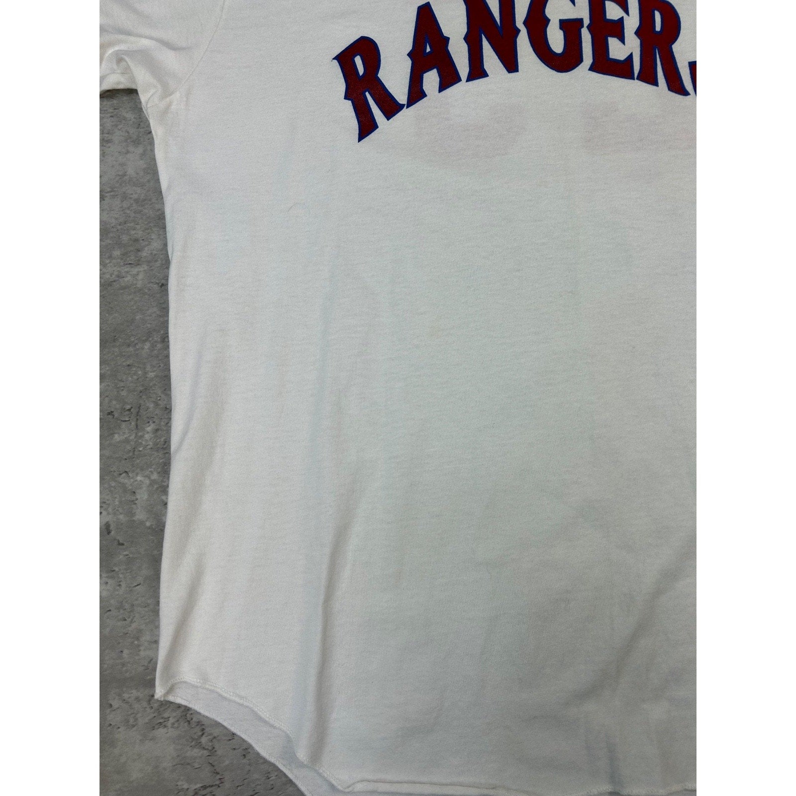 Vintage 80s Buddy Bell #25 Texas Rangers MLB Rawlings Jersey Size XL