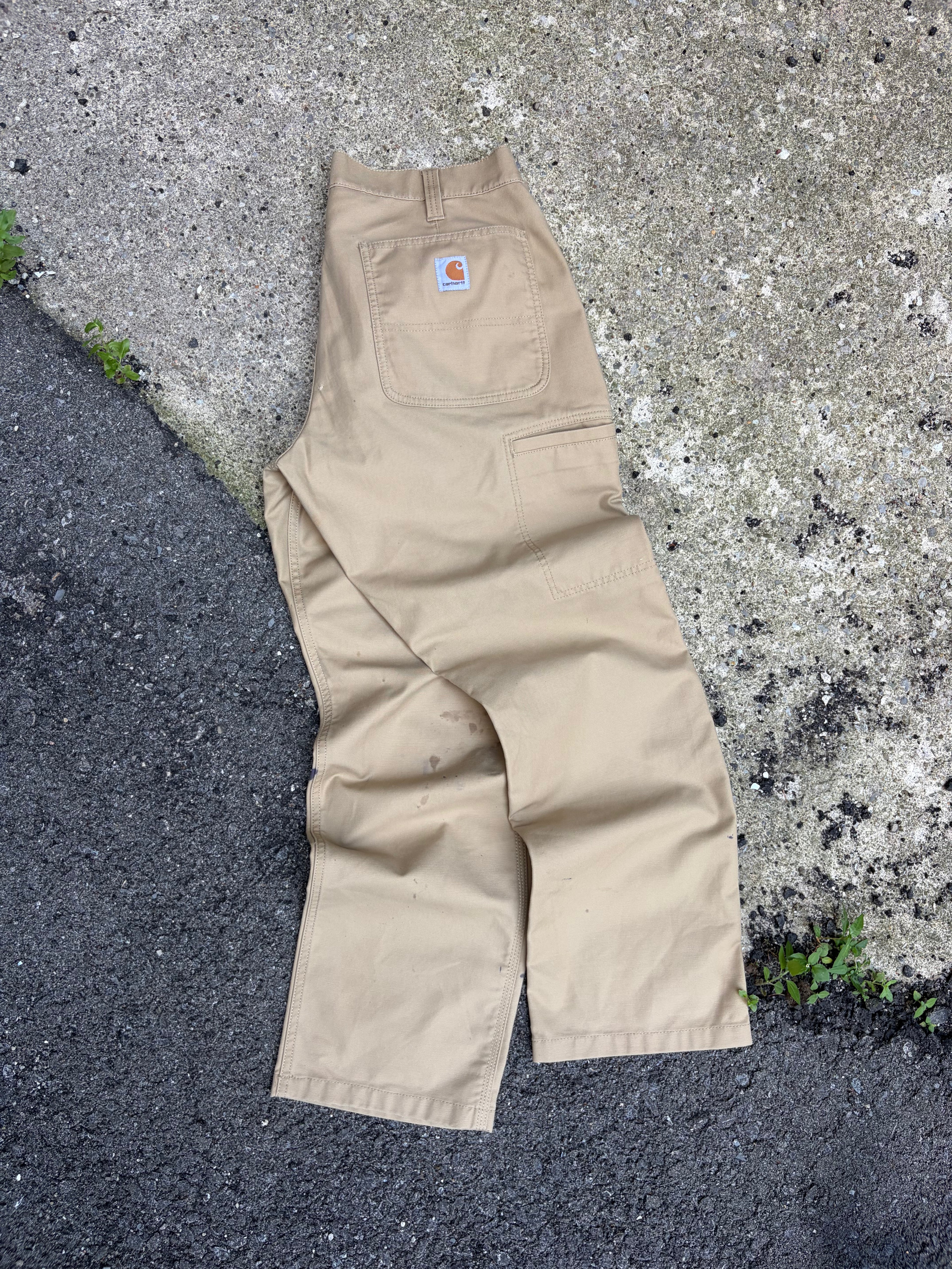 Vintage Carhartt Canvas Workwear Relaxed Fit Five Pocket Pants Size 34