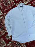 Vintage Polo Ralph Lauren Embroidered Pony Striped Button Up Shirt Size XL