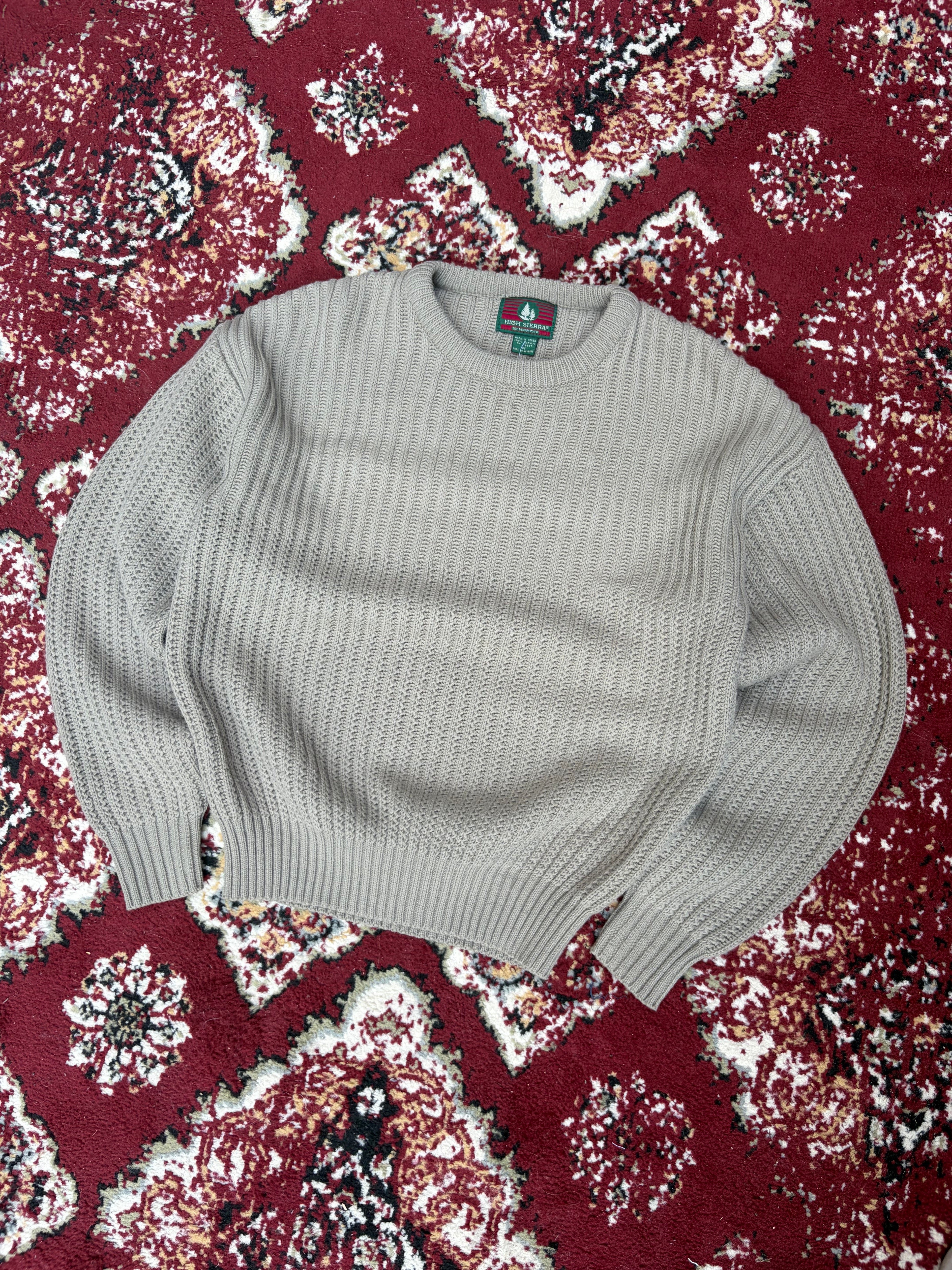 Vintage High Sierra Ribbed Pullover Knit Sweater Size Medium