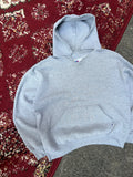 Vintage Russell Athletic Blank Pullover Hooded Sweatshirt Size Large