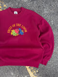 Vintage Fruit Of The Loom Graphic Logo Crewneck Sweatshirt Size Large