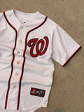 Vintage Washington Nationals MLB Stitched Majestic Baseball Jersey Size Small