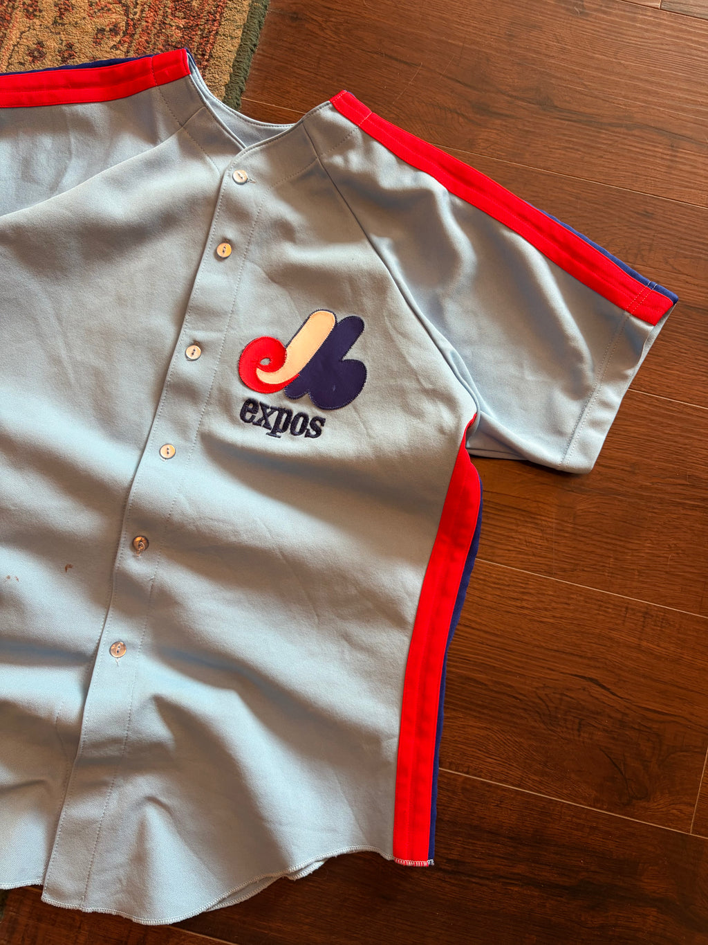 Vintage 80s/90s Montreal Expos MLB Stitched Maska Baseball Jersey Size XL