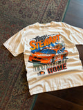Vintage 1999 Tony Stewart #20 Nascar Hammer It Home Graphic T-Shirt Size Large