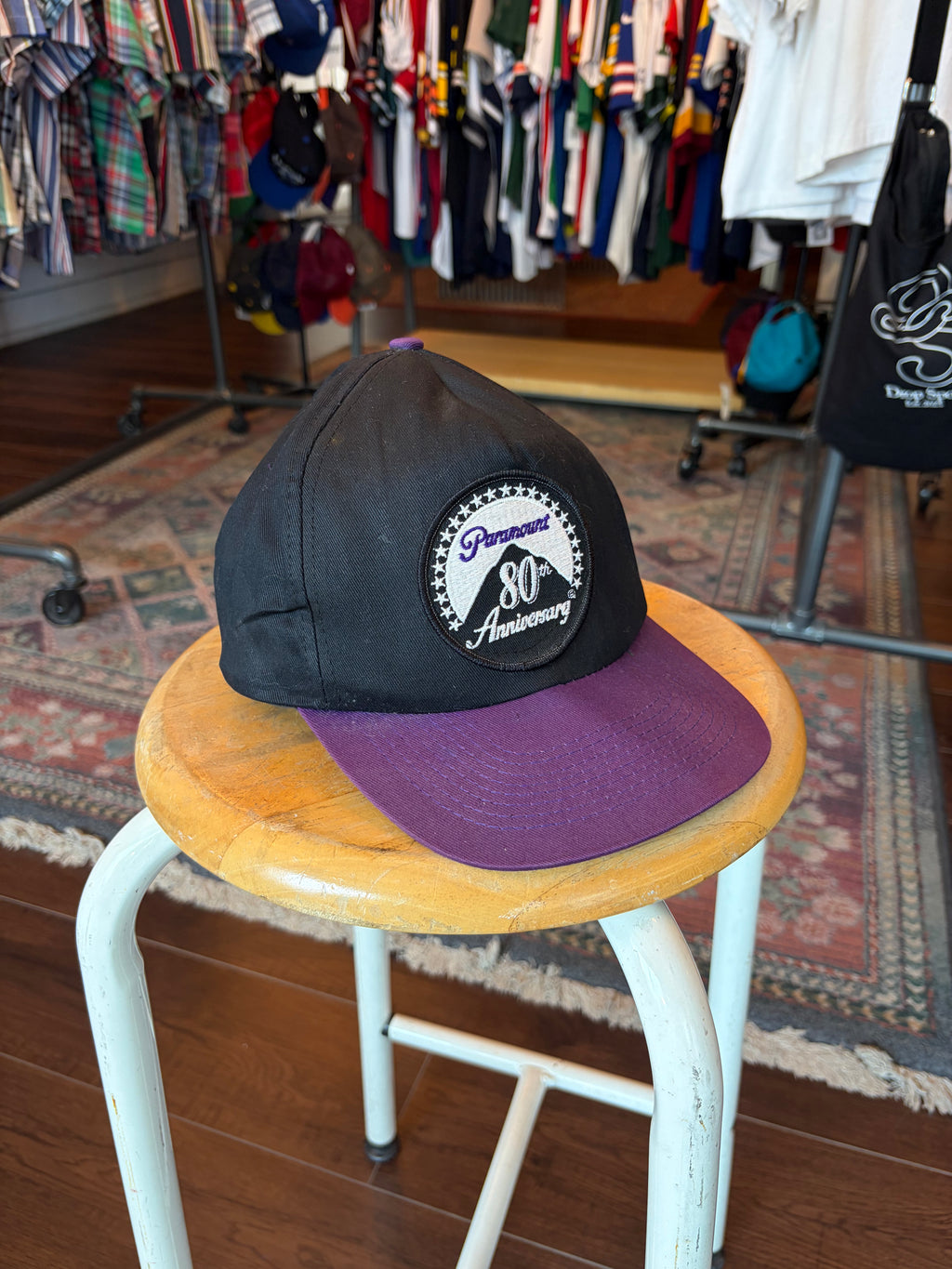 Vintage 1992 Paramount Pictures 80th Anniversary Snapback Hat OSFA