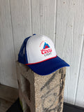 Vintage Coors Light Graphic Logo Beer Promo Snapback Trucker Hat OSFA