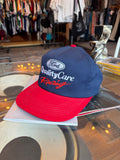 Vintage Ford Quality Care Racing Embroidered Spellout Snapback Hat OSFA