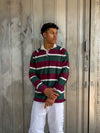 Vintage Polo Ralph Lauren Embroidered Pony Long Sleeve 1/4 Button Up Shirt Sz XL