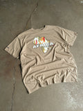 Vintage Y2K Quiksilver Africa Spellout Logo Continent Graphic T-Shirt Size XL
