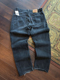 Vintage Levis 505 Red Tab Regular Fit Black Wash Denim Pants Size 38