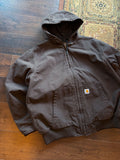 Vintage Carhartt Quilted Lined Canvas Workwear Active Bomber Jacket Sz XL J130-M