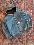 Vintage Womens Carhartt Quilted Lined Canvas Active Jacket Size Small