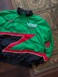 Vintage Bobby Labonte #18 Nascar Interstate Batteries Windbreaker Jacket Size XL