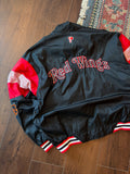 Vintage 90s Detroit Red Wings NHL Embroidered Logo Windbreaker Jacket Size Large
